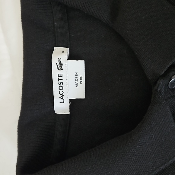 Lacoste Womens black slim fit Polo - Picture 3 of 6